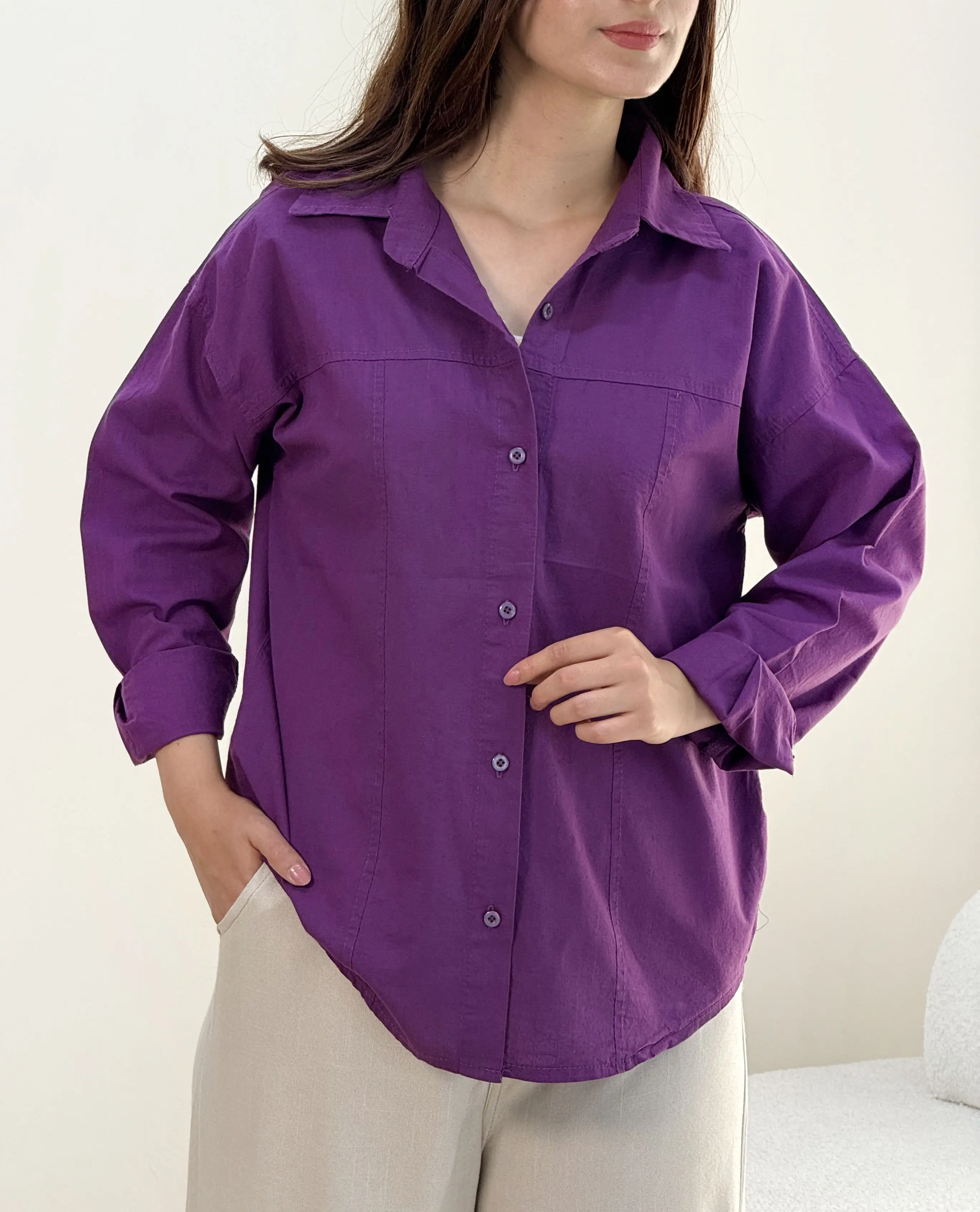 شومیز اسلپ ماهین زنانه/آراسز